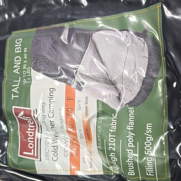 Large 0 Degree Sleeping Bags for Adults Cold Weather Sleeping Bag Camping Winter - Picture 6 of 7